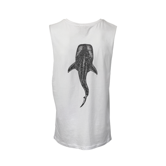 Whale Shark Singlet / White