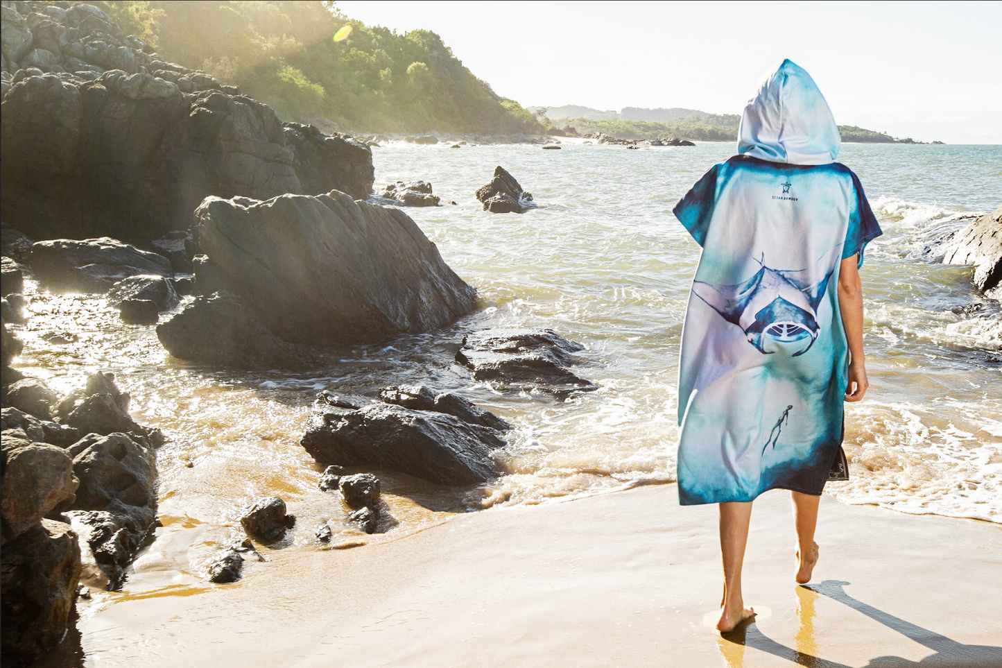 Sand Free Manta Ray Poncho